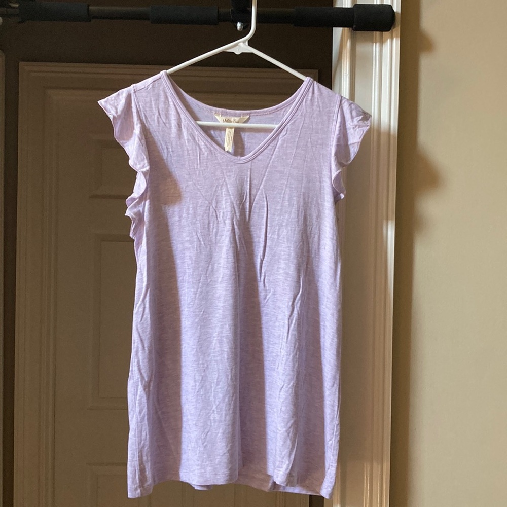 Matilda Jane Women’s Heathered lavender super soft shirt